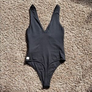 Black Vuori Thong Bodysuit